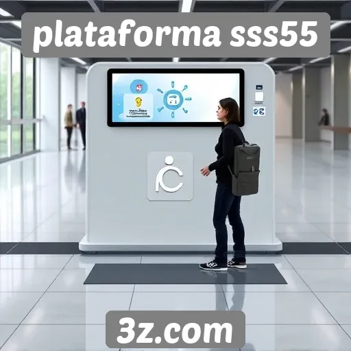 Acessibilidade e interface do usuário na plataforma sss55
