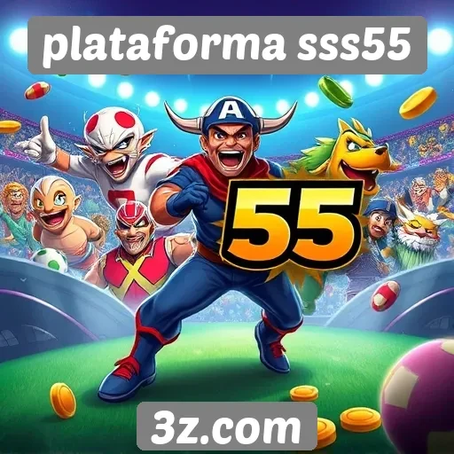 Variedade de jogos disponíveis na plataforma sss55